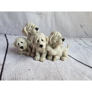 Quarry Critters Second Nature Design “Puzzled” Figurine Dogs